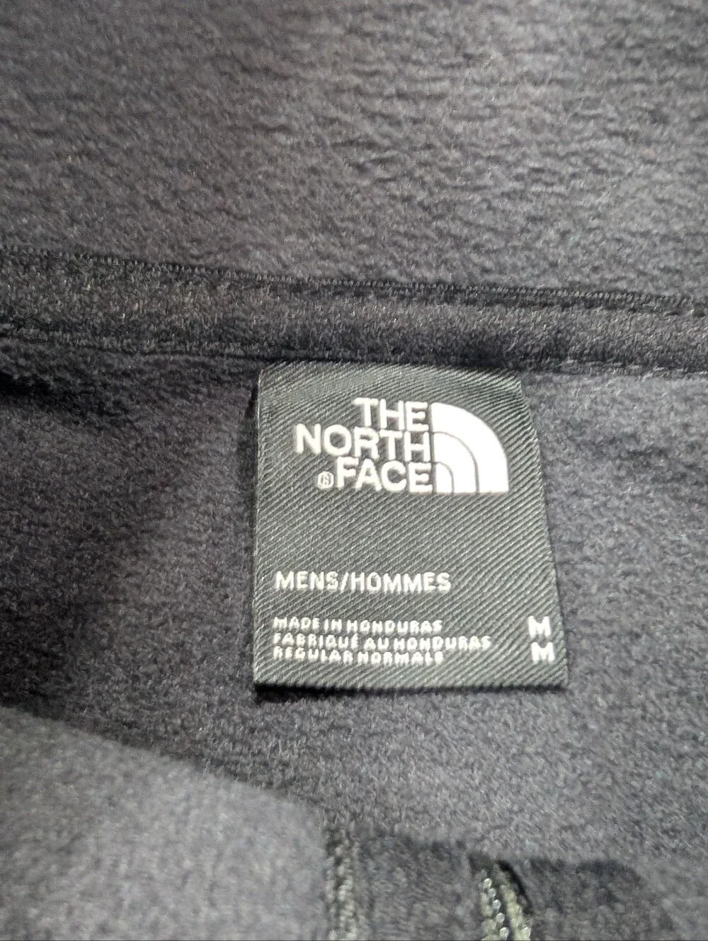 The North Face Jacket Mens M Blue Black Block TKA Glacier ¼ Zip Fleece Pullover